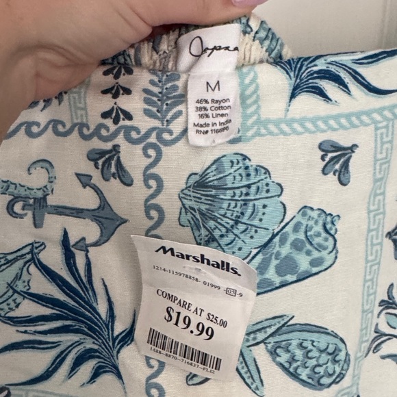 NWT Women’s Linen Dress with Nautical Design - Picture 6 of 10